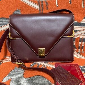 ⭐️CARTIER ❤️🌟BORDEAU CROSSBODY BAG ⭐️